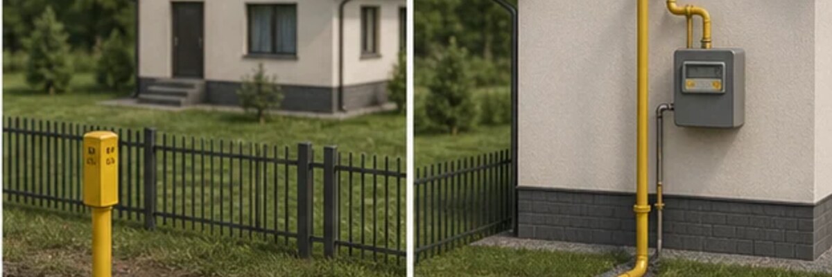 Сравнение газа по границе и полного подключения к дому