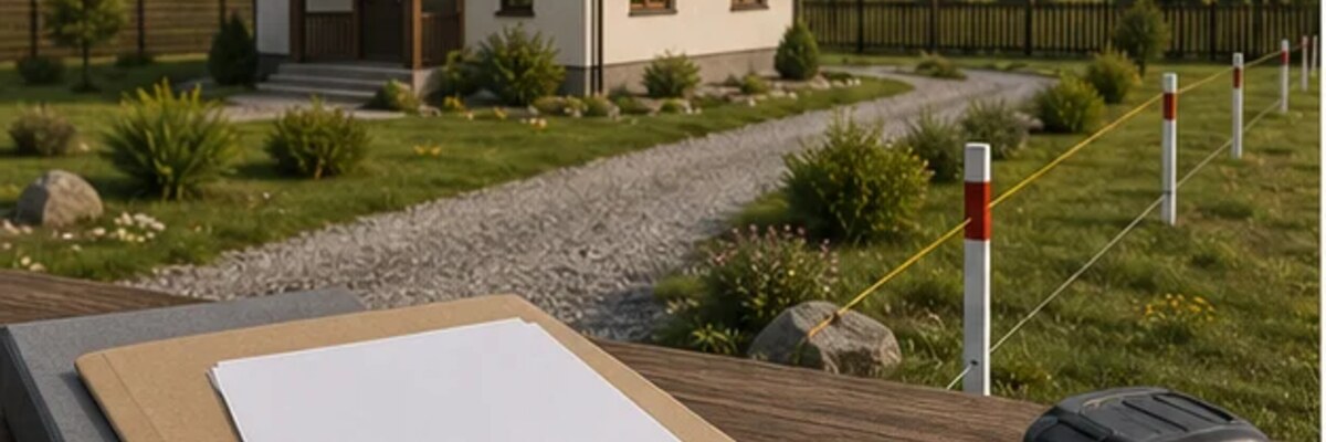 Загородный дом с участком перед проверкой документов, границ и технического состояния.