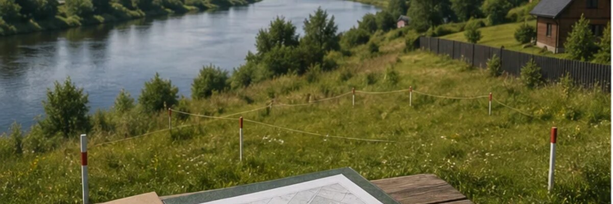 Земельный участок у воды с ограничениями для строительства