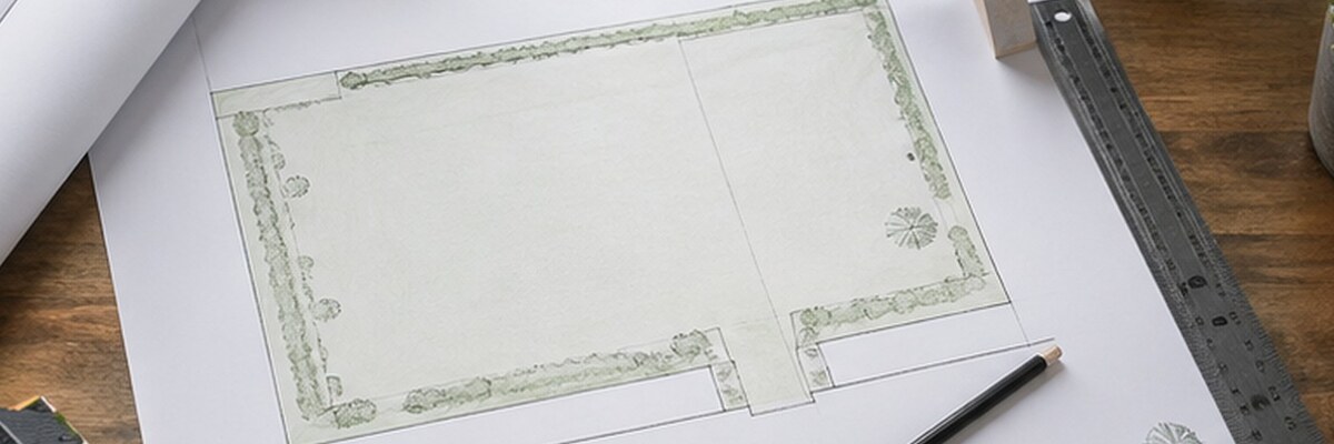 Схема зонирования участка 12 соток