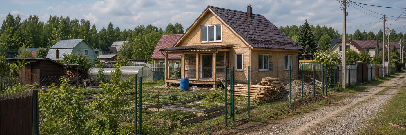 Можно ли строить дом на участке СНТ