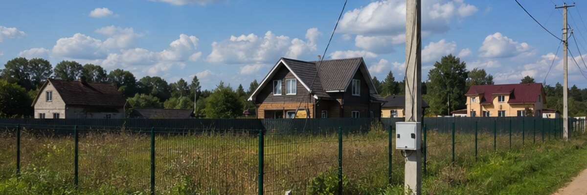 Схема построек на участке СНТ