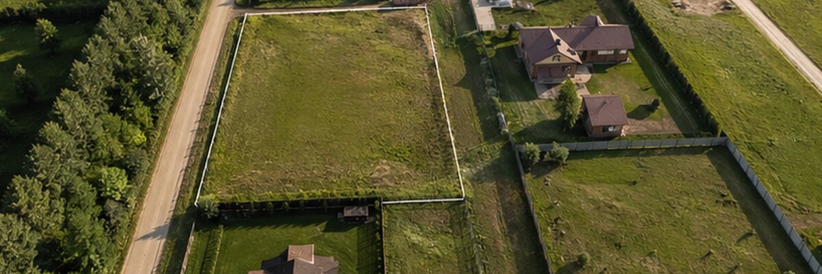 Сравнение кадастрового контура и фактического забора