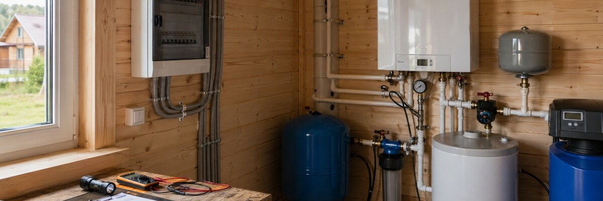 Коммуникации в доме в деревне: вода, канализация, отопление и электричество - Дом в деревне: документы, коммуникации и риски