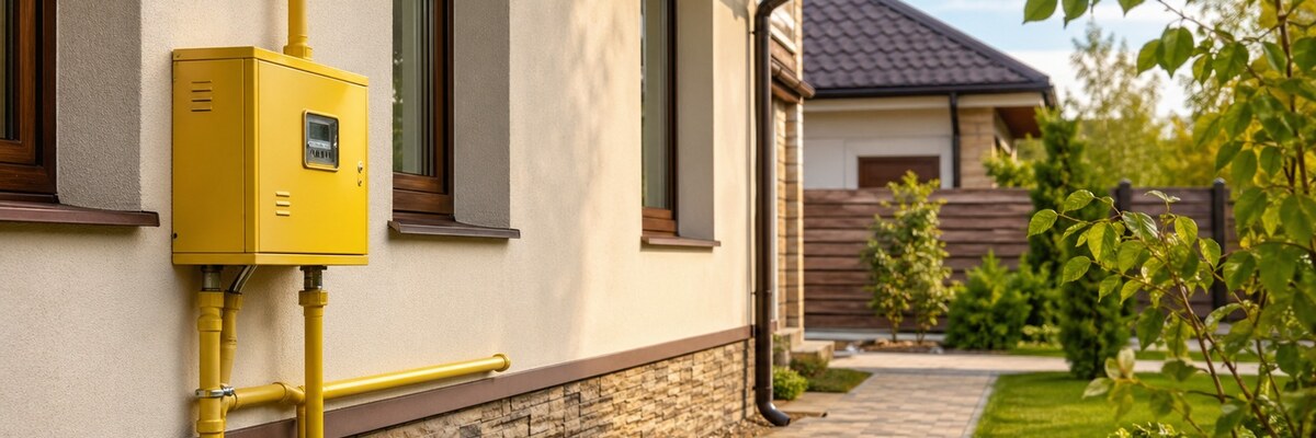 Дом с газовым вводом и котельной зоной