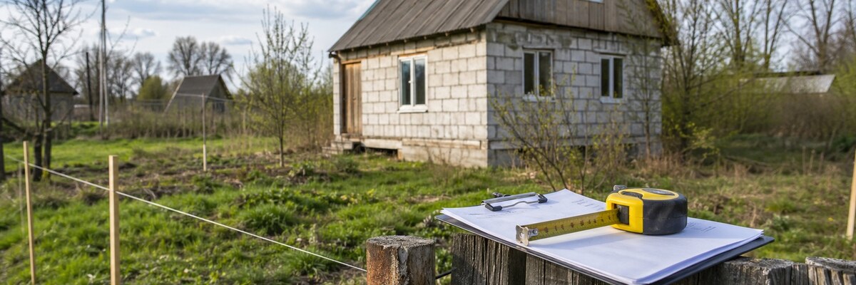 Проверка неоформленного дома и границ участка