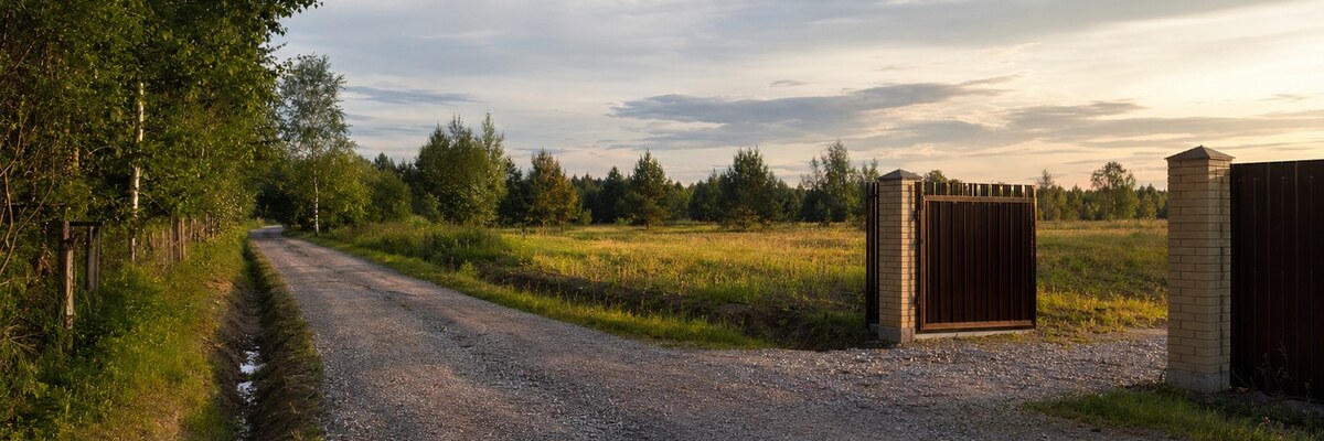 Подъездная дорога к загородному участку