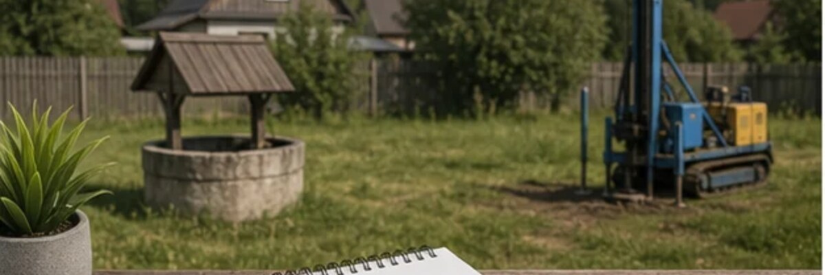 Колодец и скважина на загородном участке как два варианта источника воды.