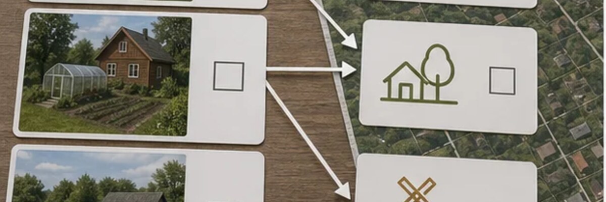 Процесс выбора участка по цели: дом, дача или личное хозяйство