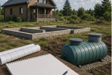 Септик и канализация на участке: что предусмотреть до строительства