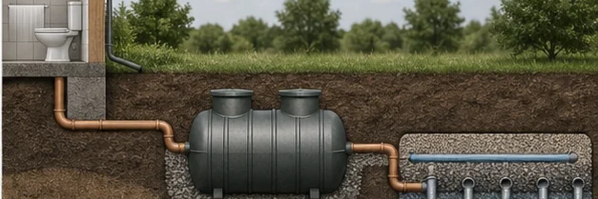 Сравнение септика, автономной станции и накопительной емкости.