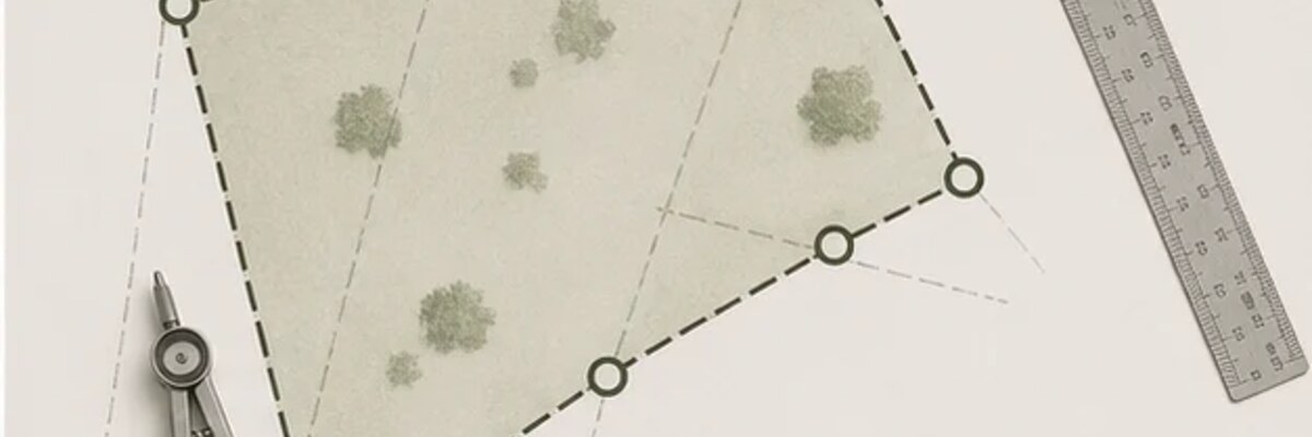 Схема границ земельного участка и поворотных точек