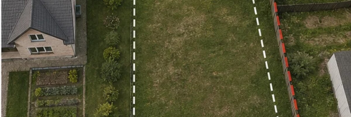 Сравнение забора и реестровой границы участка