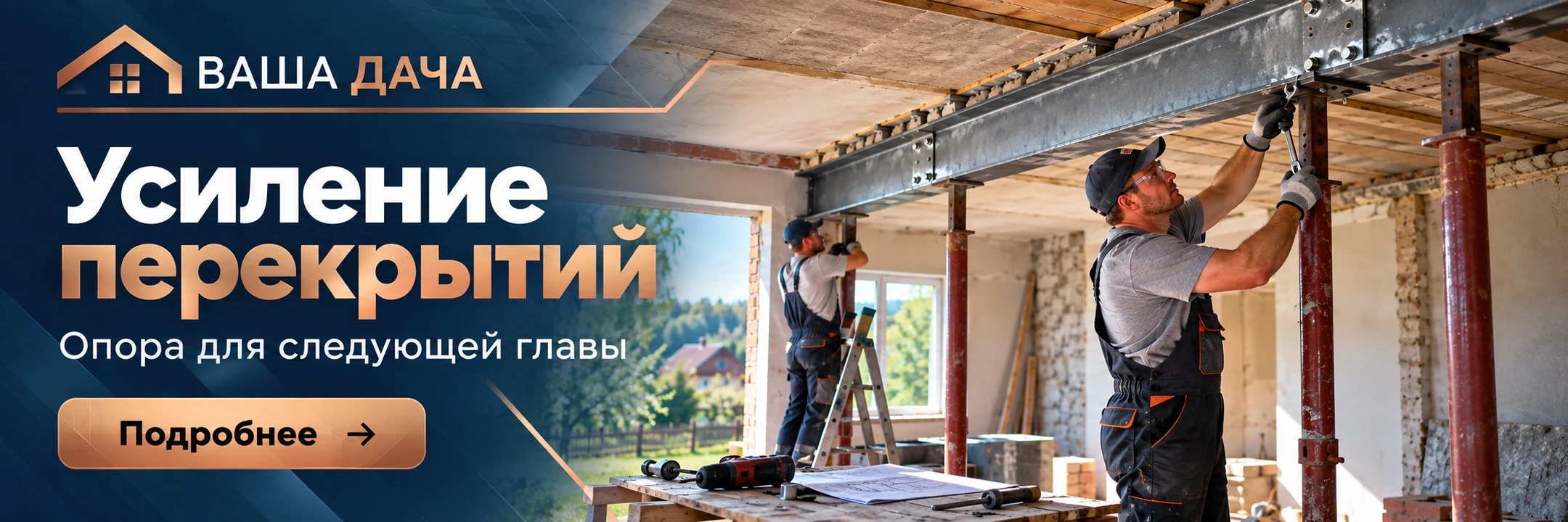 Усиление перекрытий · Опора для следующей главы