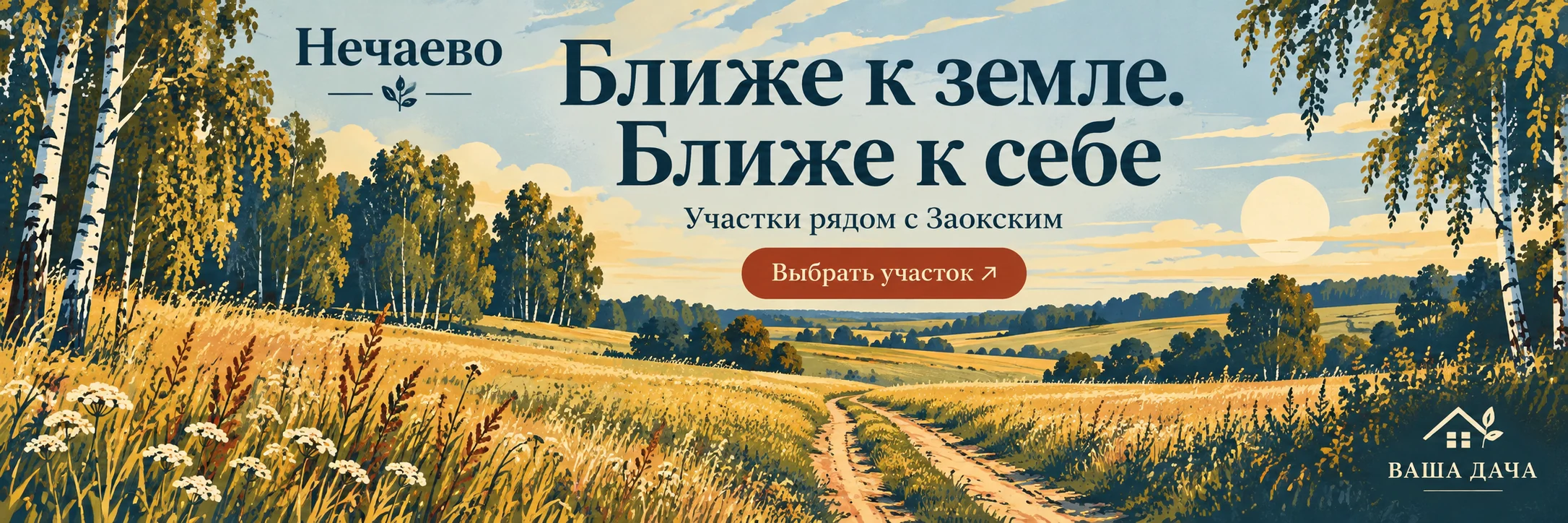 Нечаево · Ближе к земле. Ближе к себе