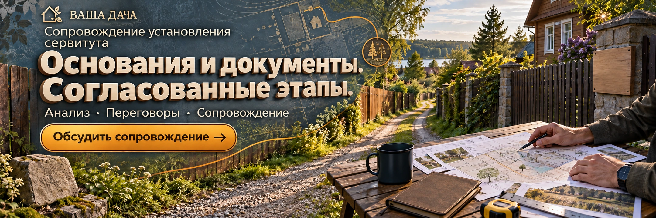 Сопровождение установления сервитута