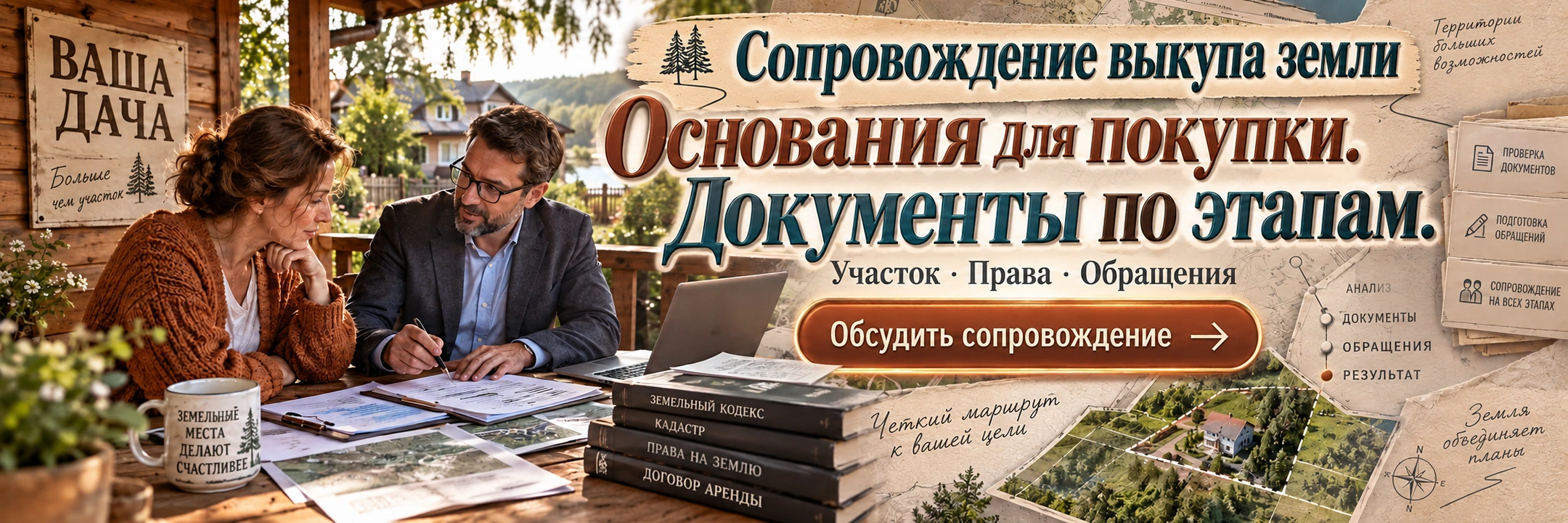 Сопровождение выкупа земли
