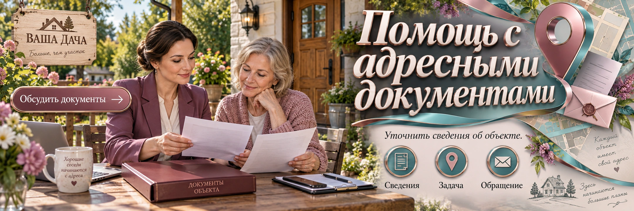 Помощь с адресными документами