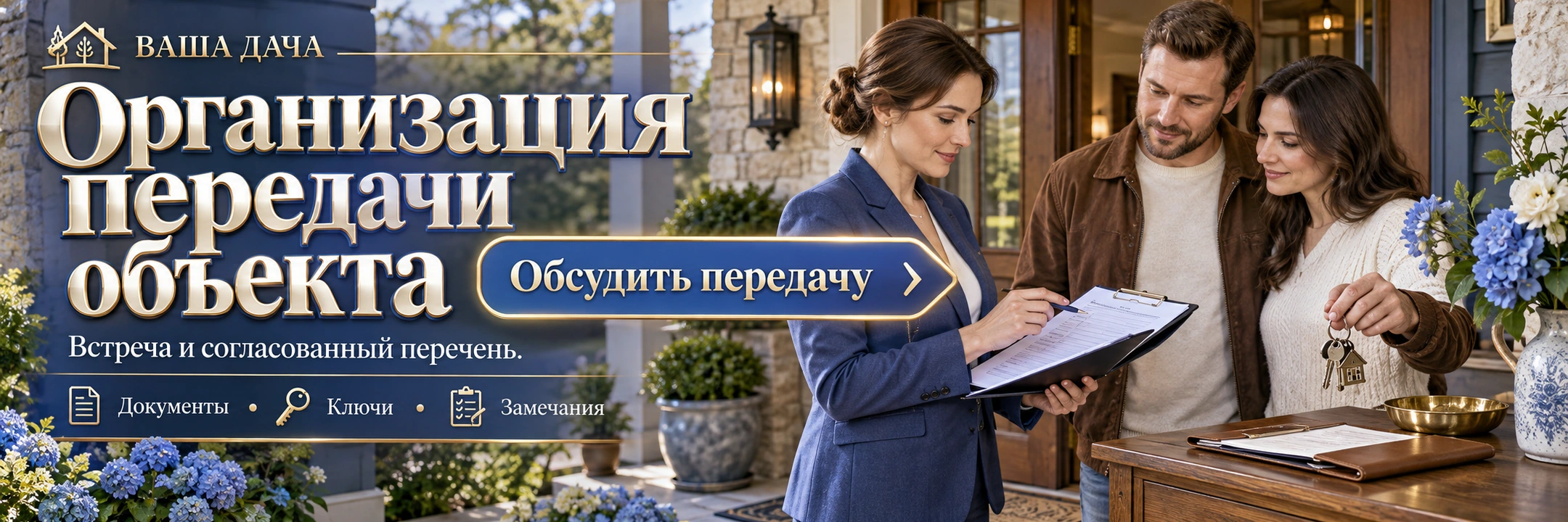 Организация передачи объекта