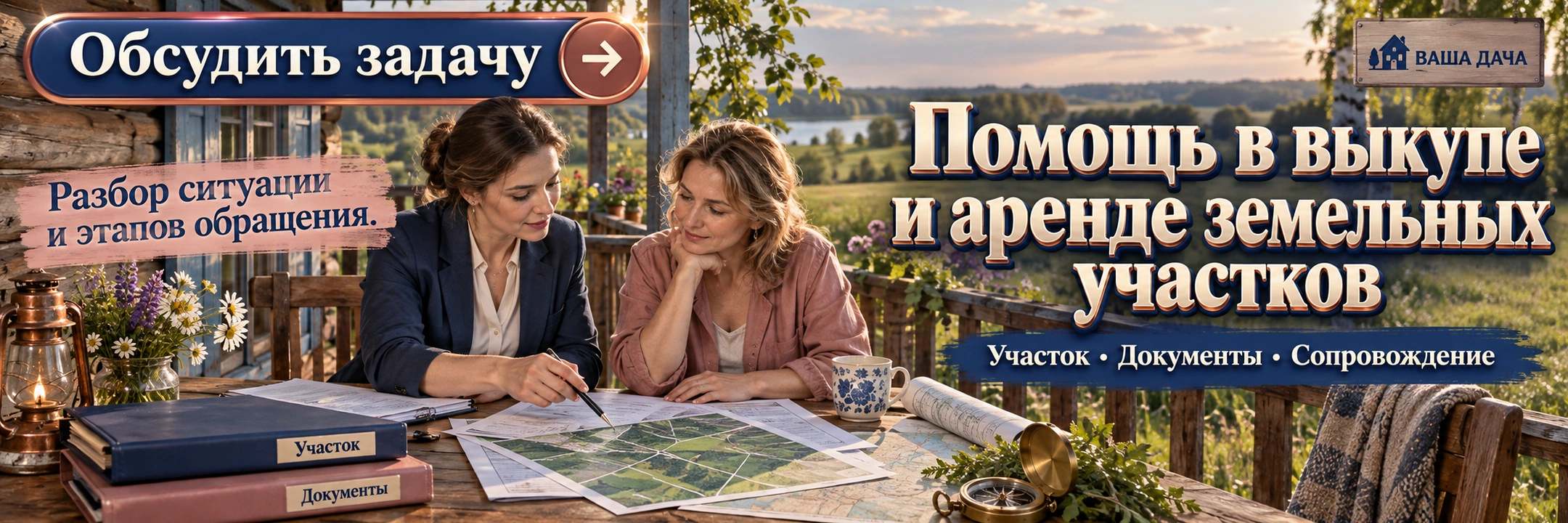 Помощь в выкупе и аренде земельных участков