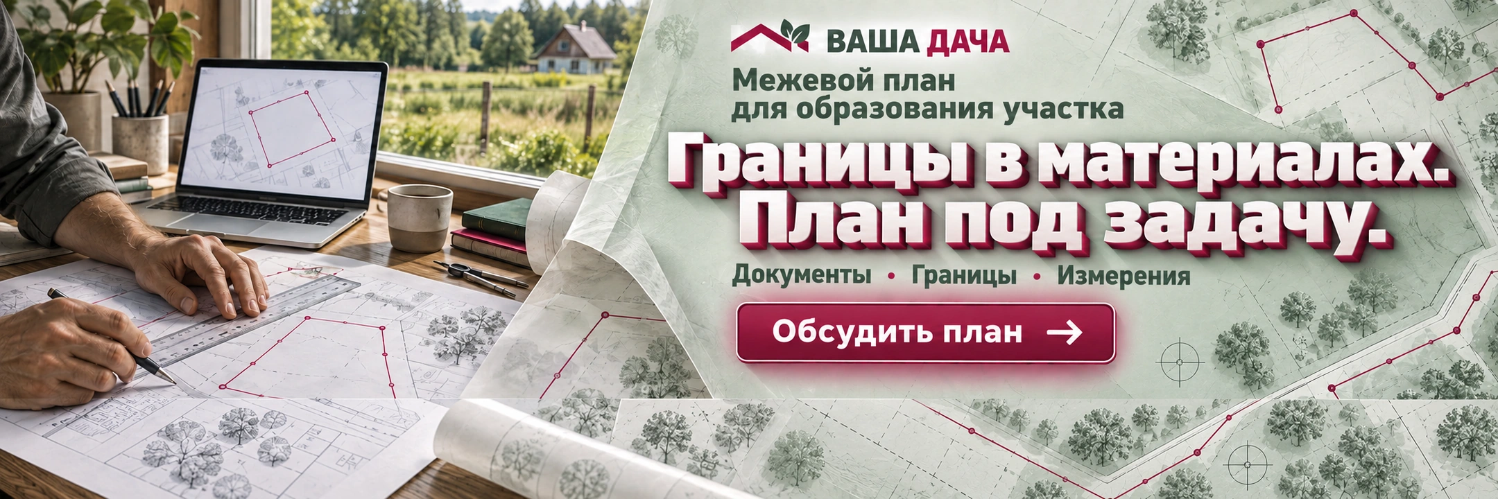 Межевой план для образования участка