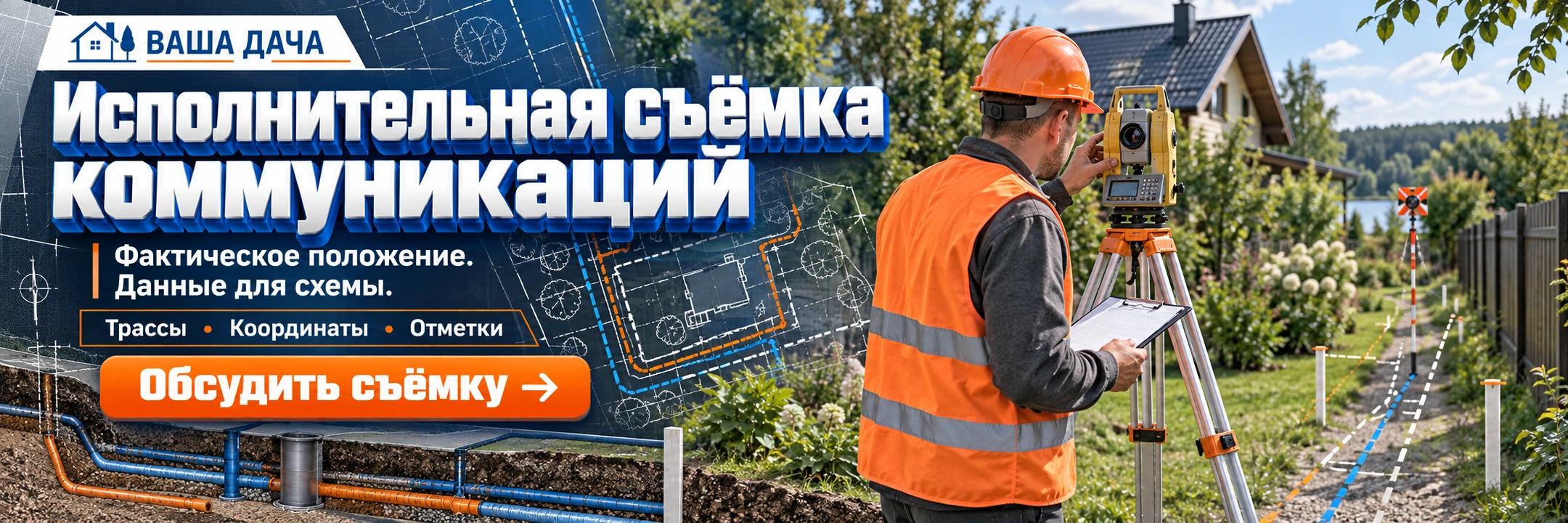 Исполнительная съёмка коммуникаций