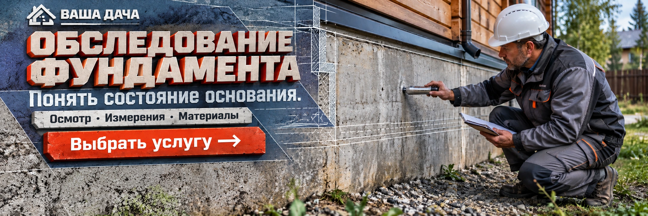 Обследование фундамента