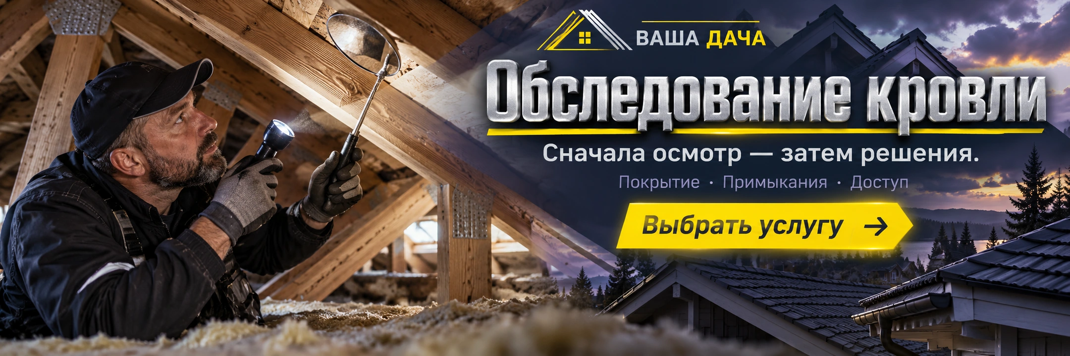 Обследование кровли