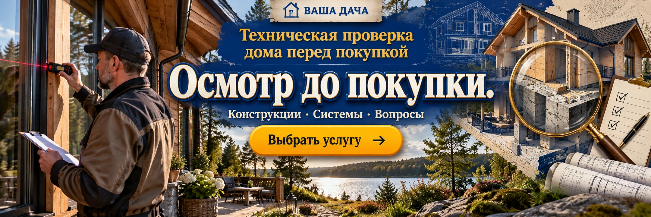Техническая проверка дома перед покупкой