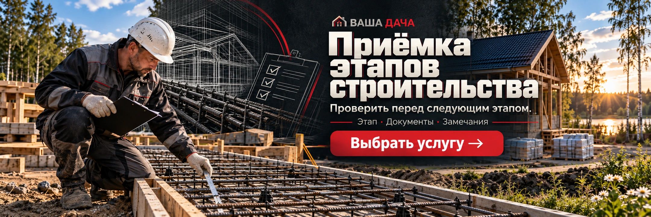 Приёмка этапов строительства