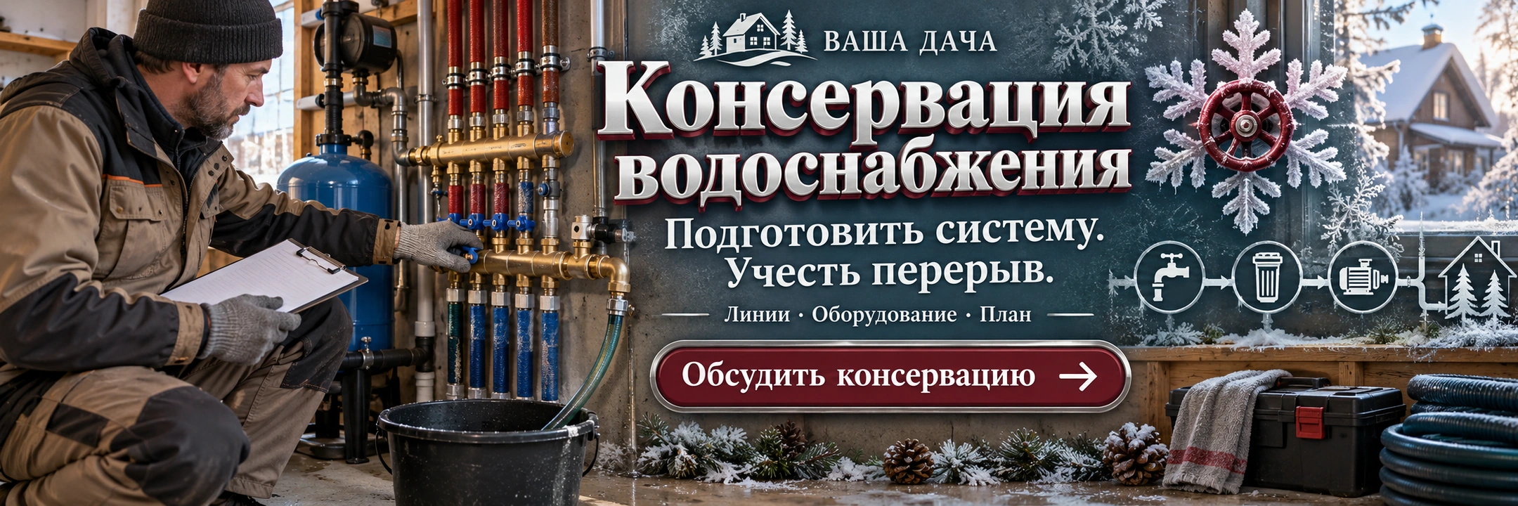 Консервация водоснабжения