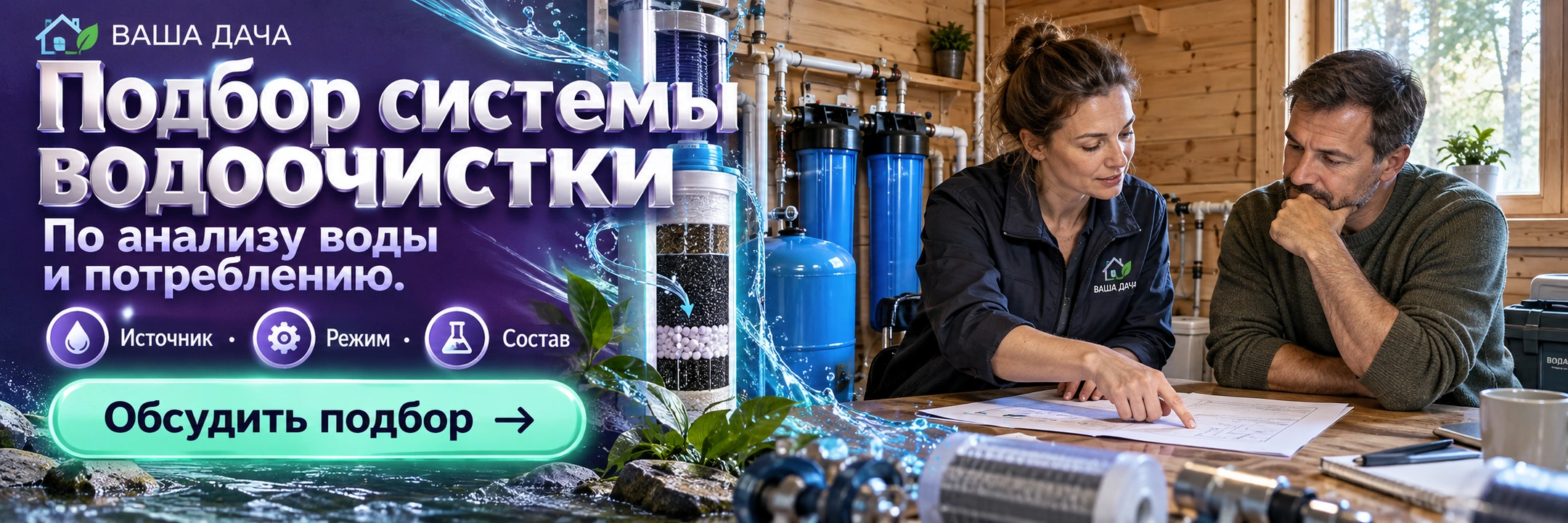 Подбор системы водоочистки