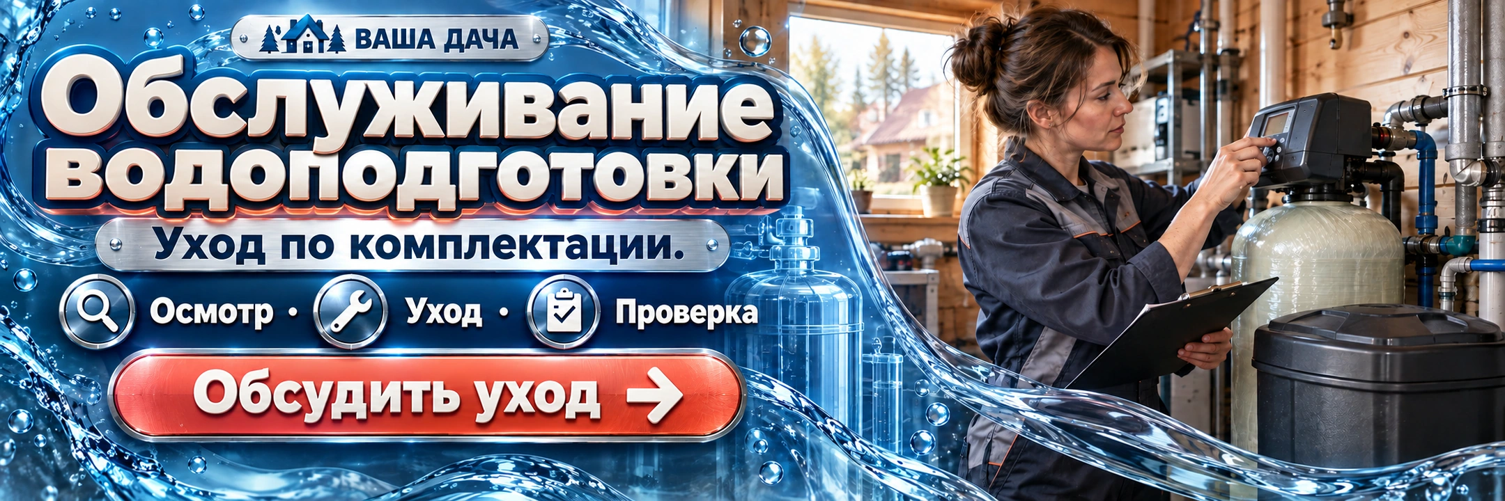 Обслуживание водоподготовки