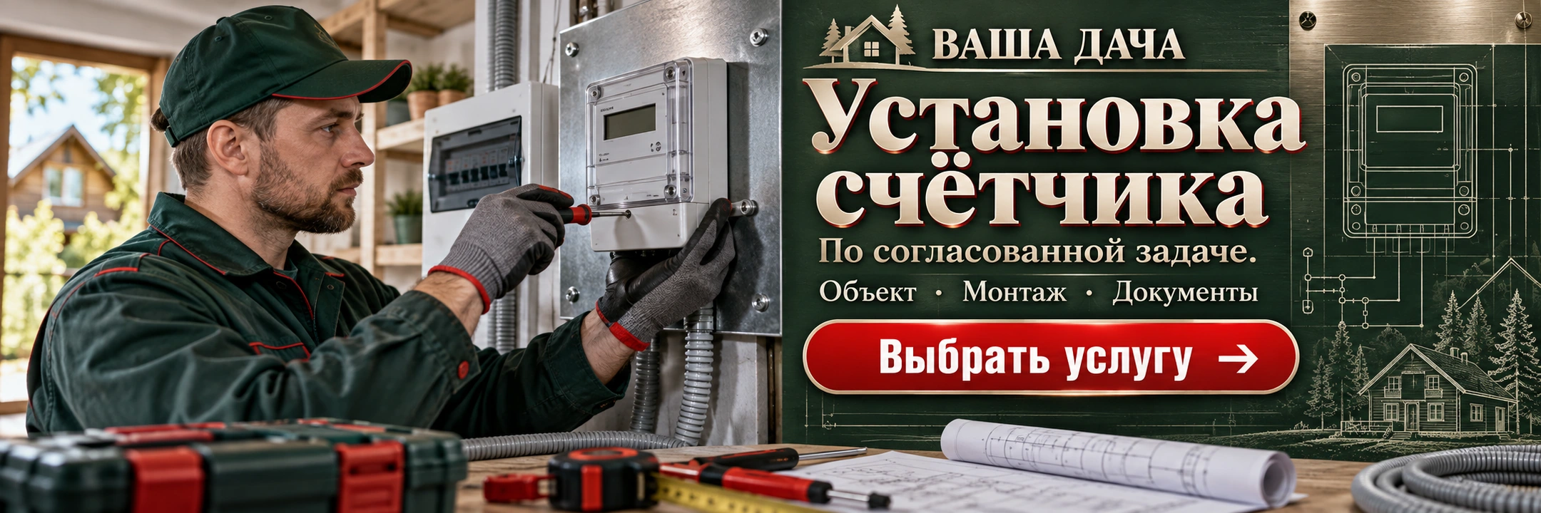 Установка счётчика