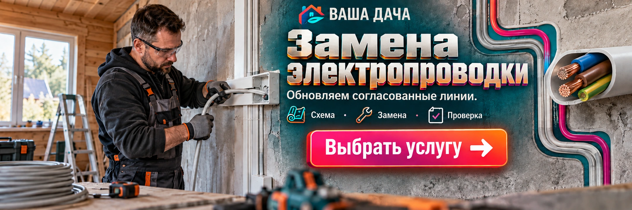 Замена электропроводки