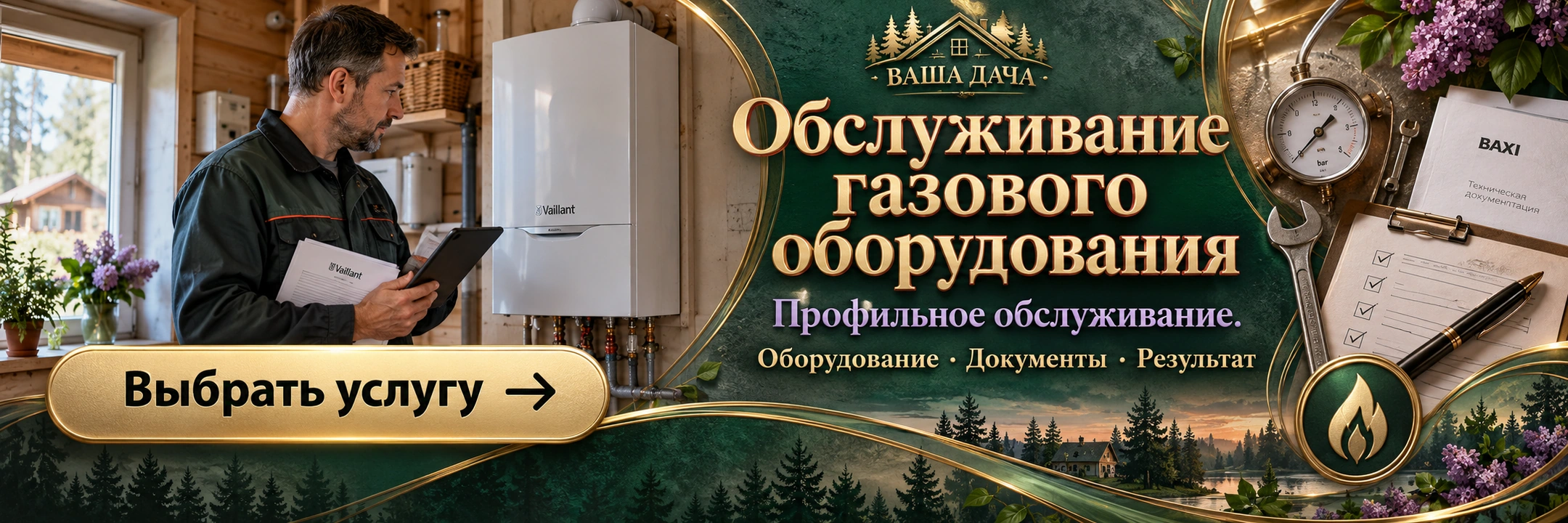 Обслуживание газового оборудования