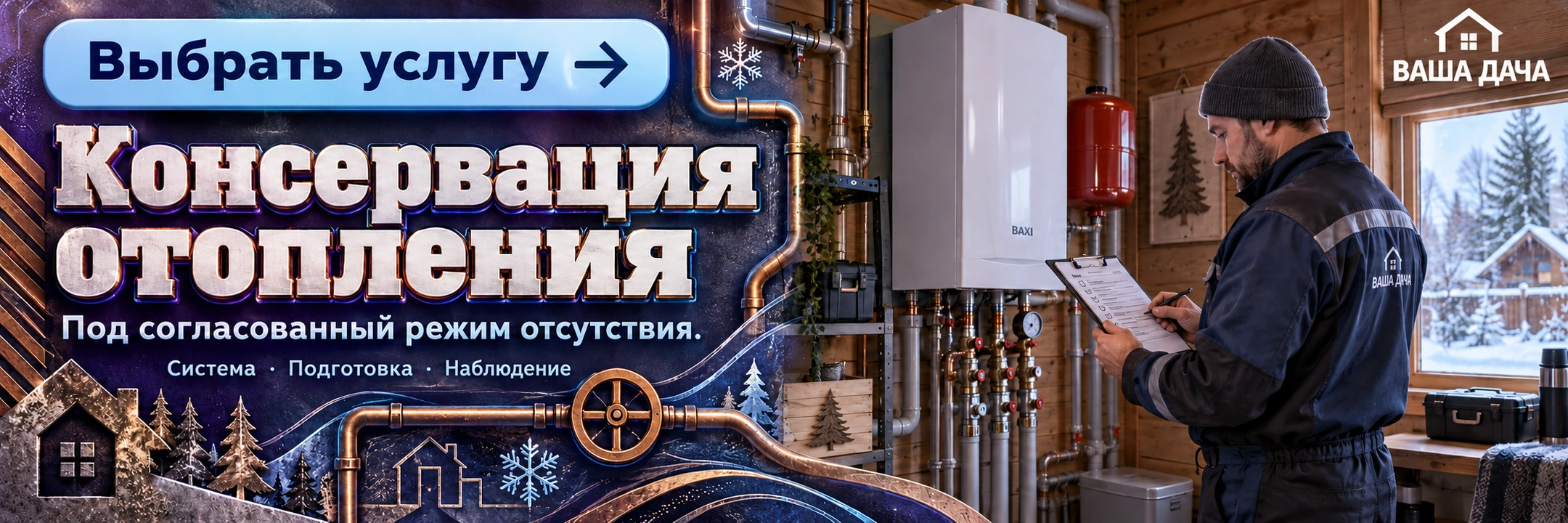 Консервация отопления