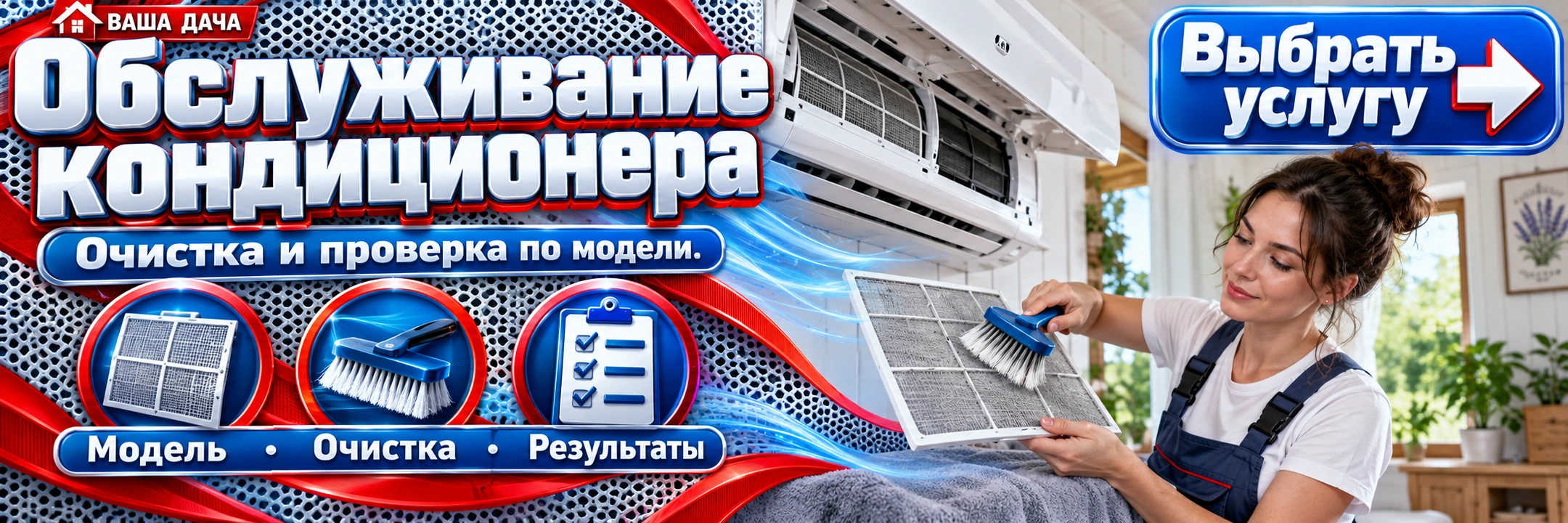 Обслуживание кондиционера