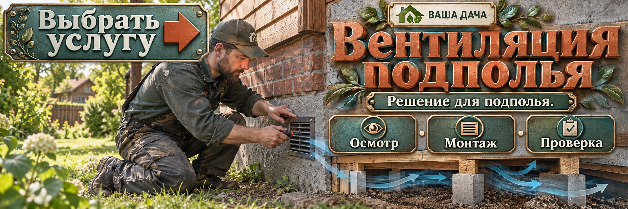 Вентиляция подполья