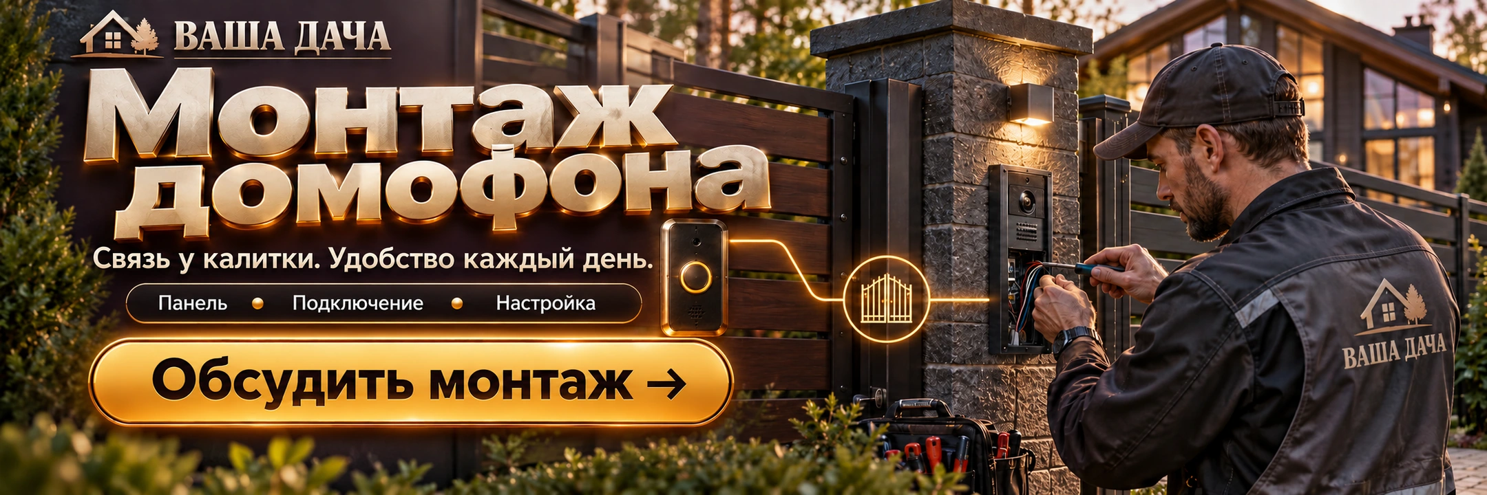Установка домофона