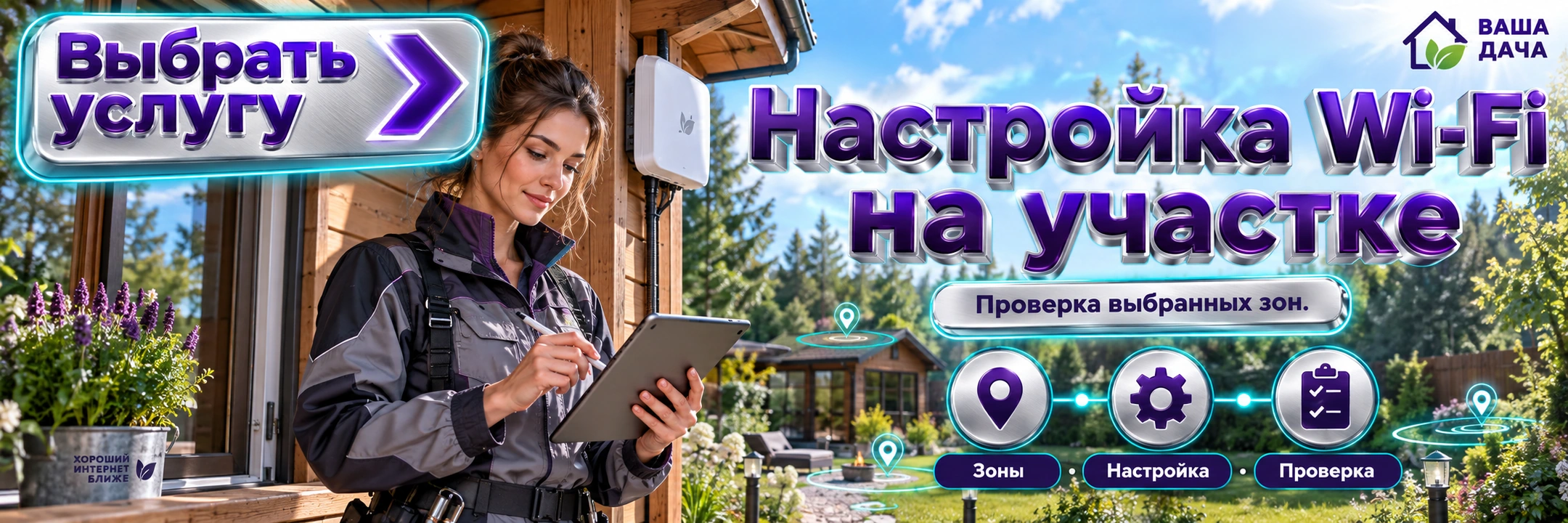 Настройка Wi-Fi на участке
