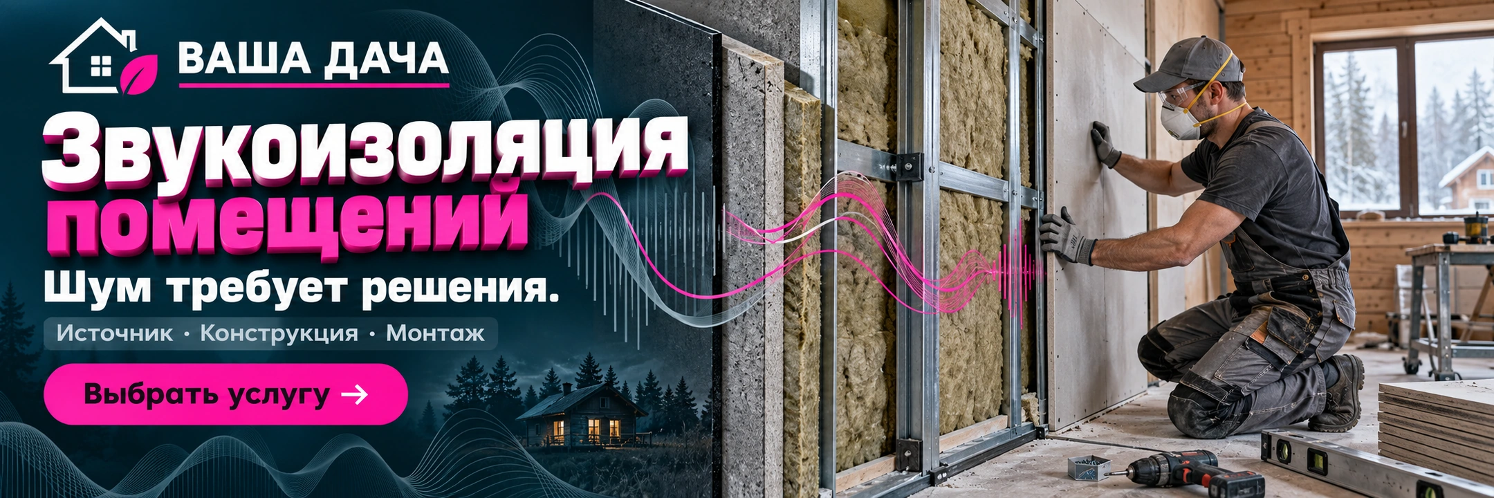 Звукоизоляция помещений