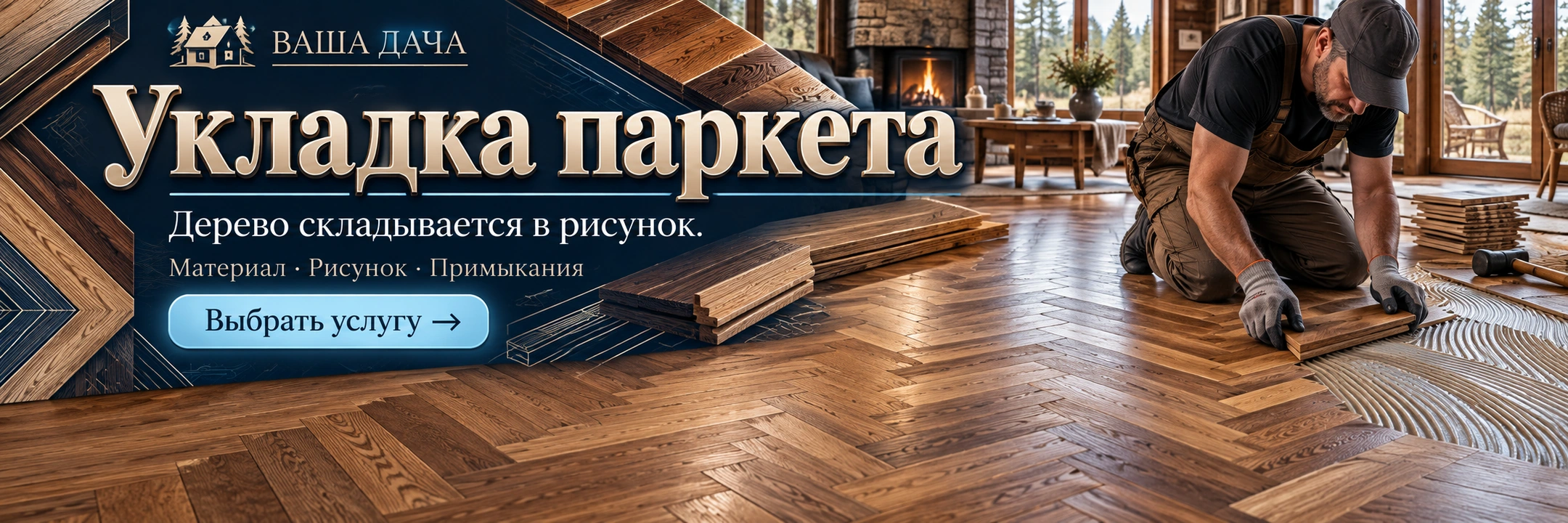 Укладка паркета