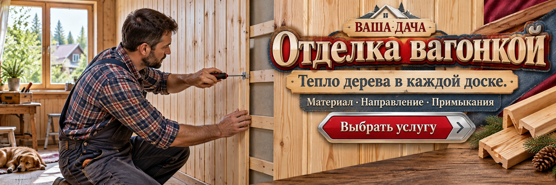 Отделка вагонкой