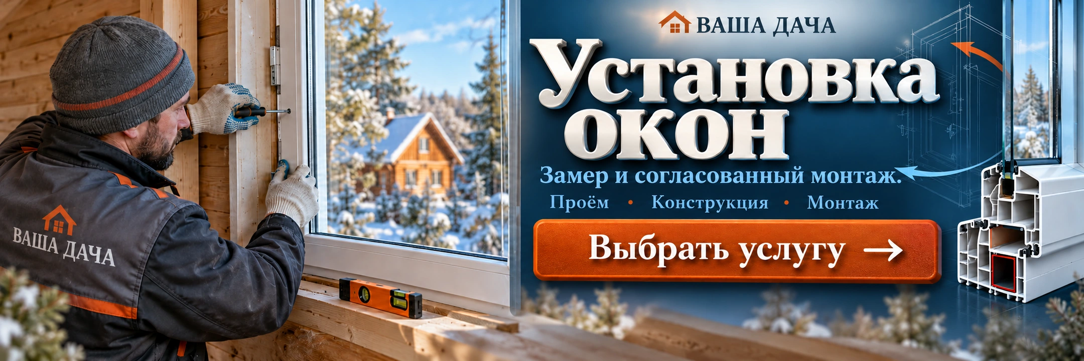 Установка окон