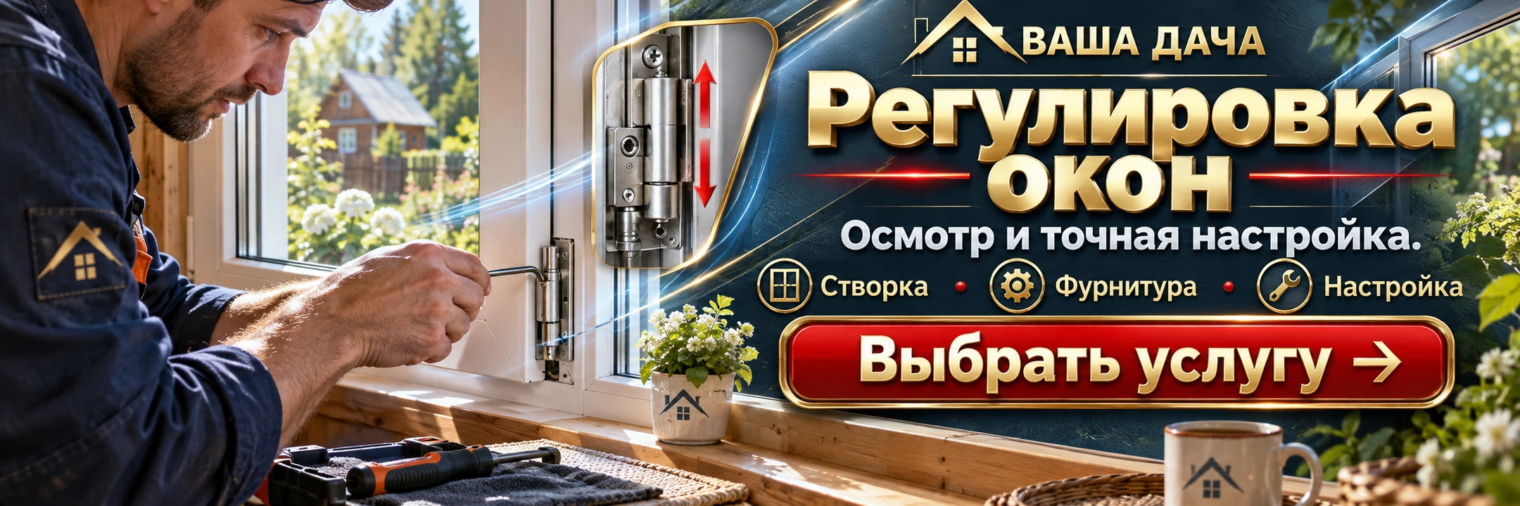 Регулировка окон