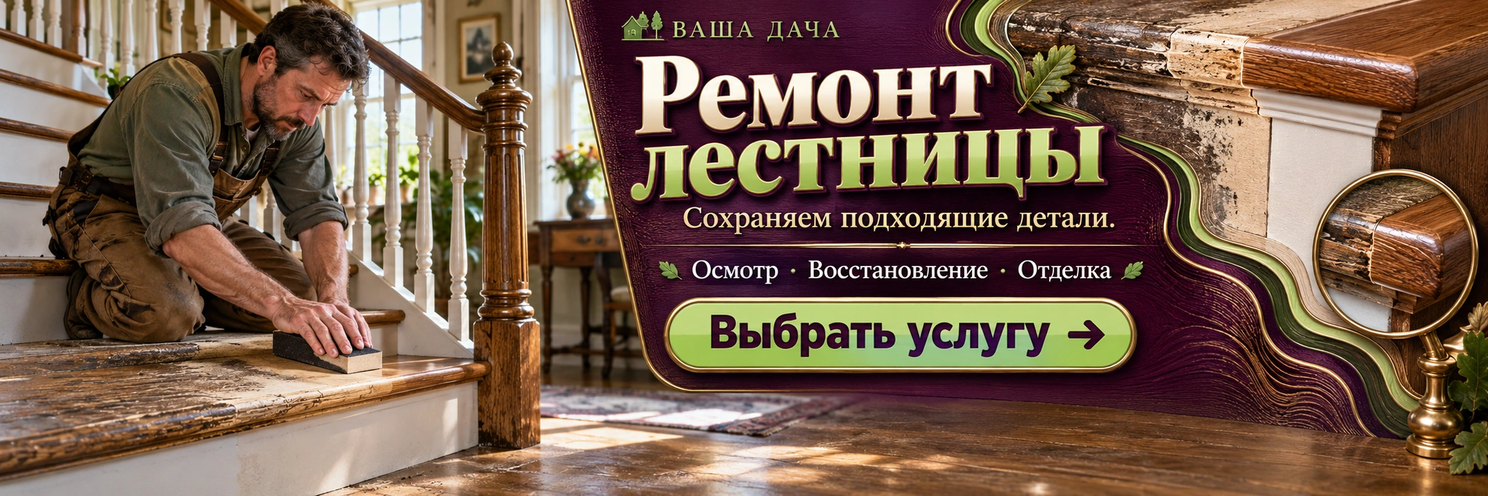 Ремонт лестницы
