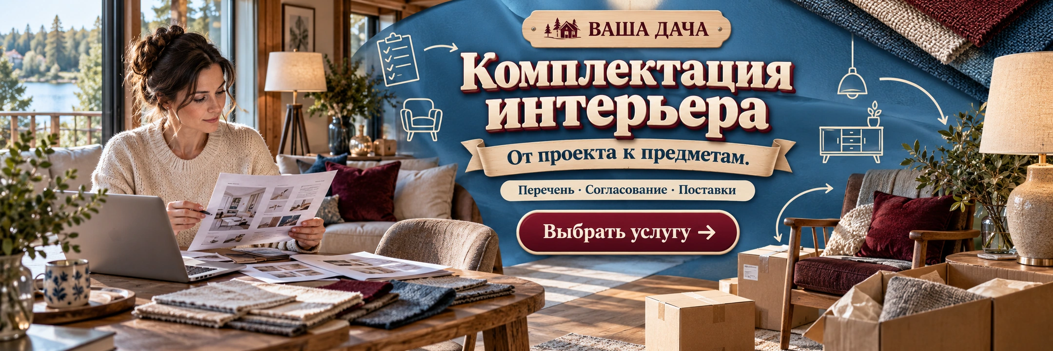 Комплектация интерьера