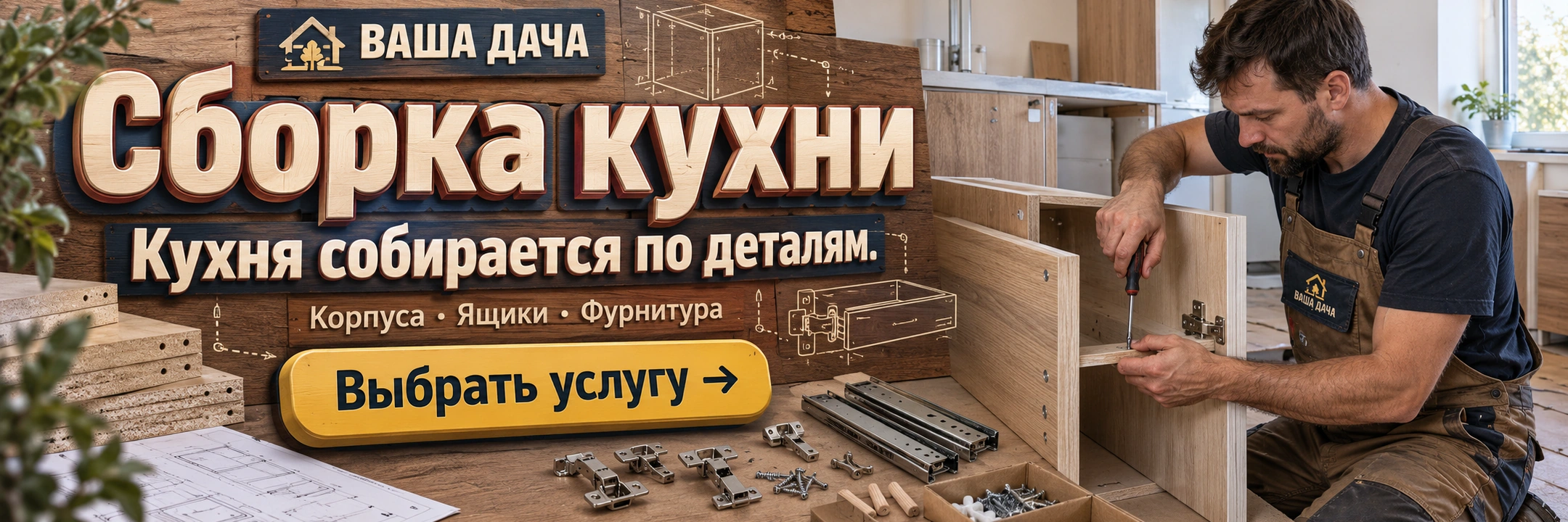 Сборка кухни