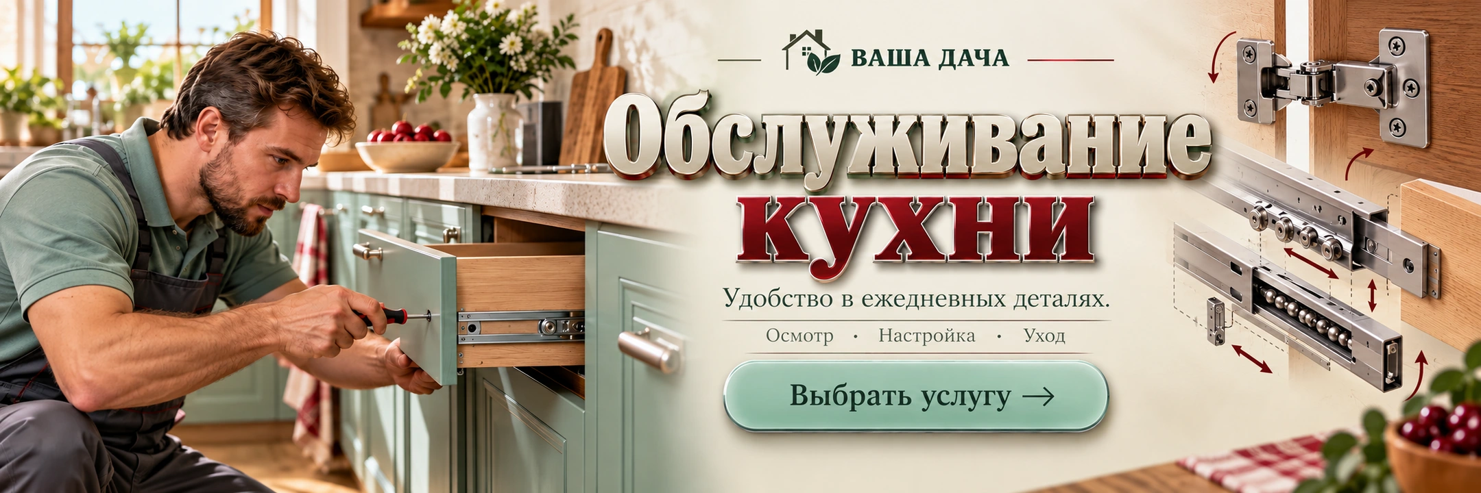 Обслуживание кухни